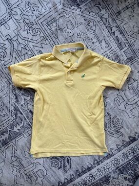 The Beaufort Bonnet Company Prim and Proper Yellow Polo Size 8